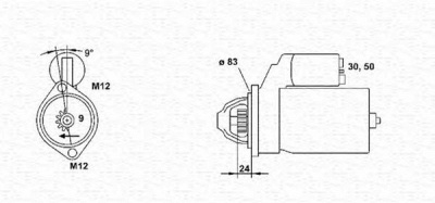 MAGNETI MARELLI 943251700010 -  Стартер